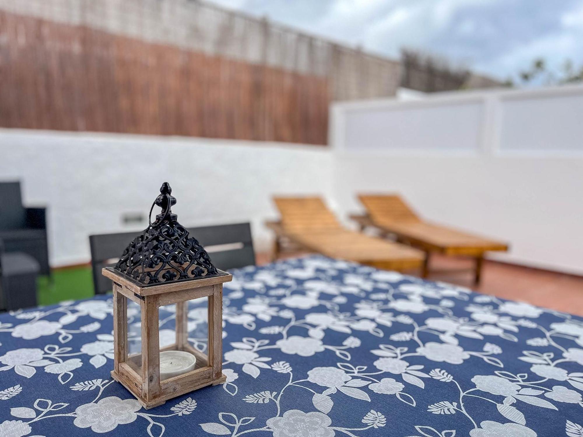Private Chill-Out Terrace Bungalow - Pool San Bartolomé Luaran gambar